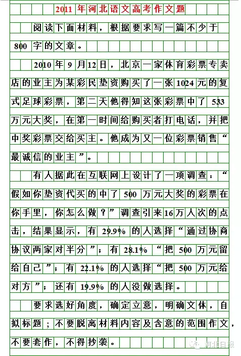 2026 河北高考作文题出炉!附历年真题汇总-第14张图片-四季读书网
