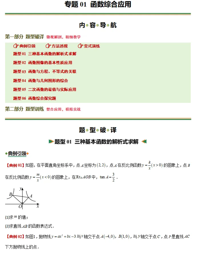 安徽专用:2026《中考数学•二轮复习讲练测》,重点、难点、热点、考前信息卷,冲刺必练!-第3张图片-四季读书网 安徽专用:2026《中考数学•二轮复习讲练测》,重点、难点、热点、考前信息卷,冲刺必练!-第3张图片-四季读书网