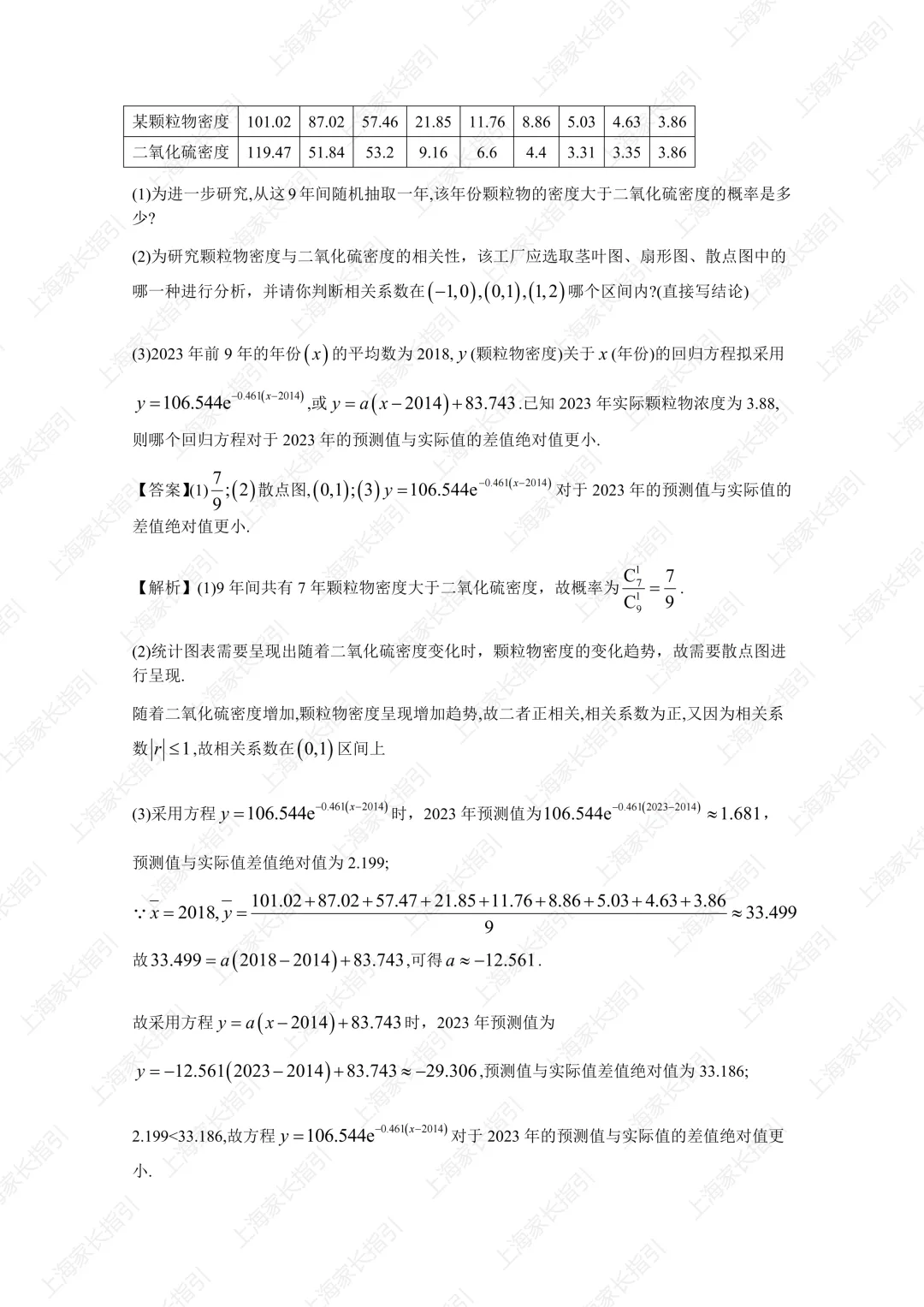 2026上海数学真题逐题精讲,附答案+评分细则-第8张图片-四季读书网