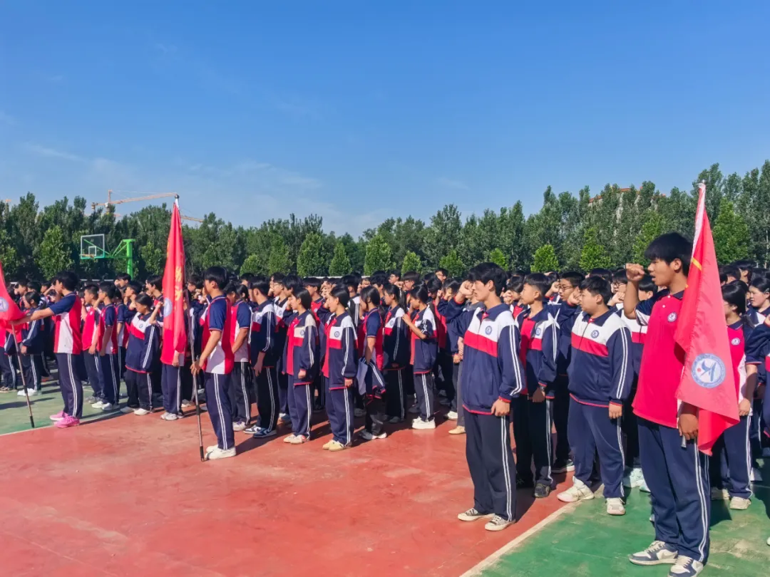 逐梦青春战中考 感恩母校启新程——高唐县第二实验中学第十五周升旗仪式纪实-第31张图片-四季读书网