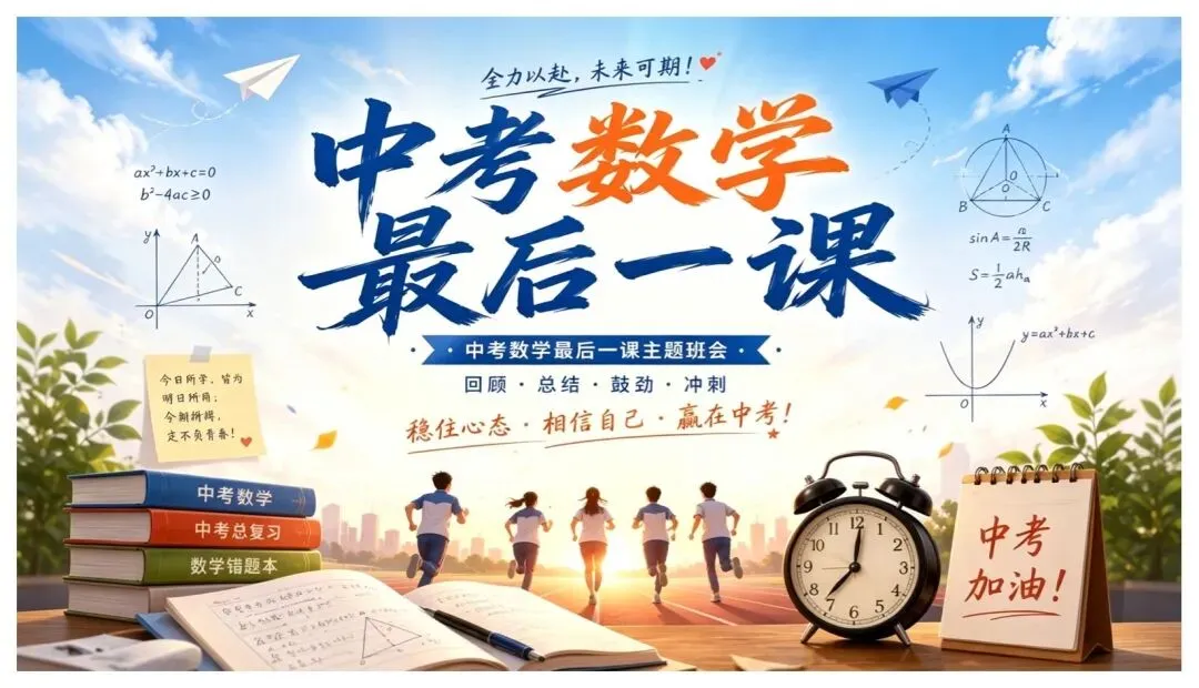 中考数学最后一课:全力以赴·未来可期-第1张图片-四季读书网