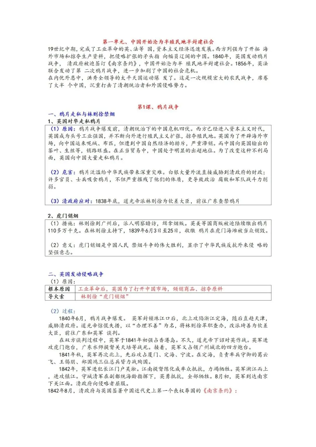 上海中考历史  知识点讲义-第1张图片-四季读书网