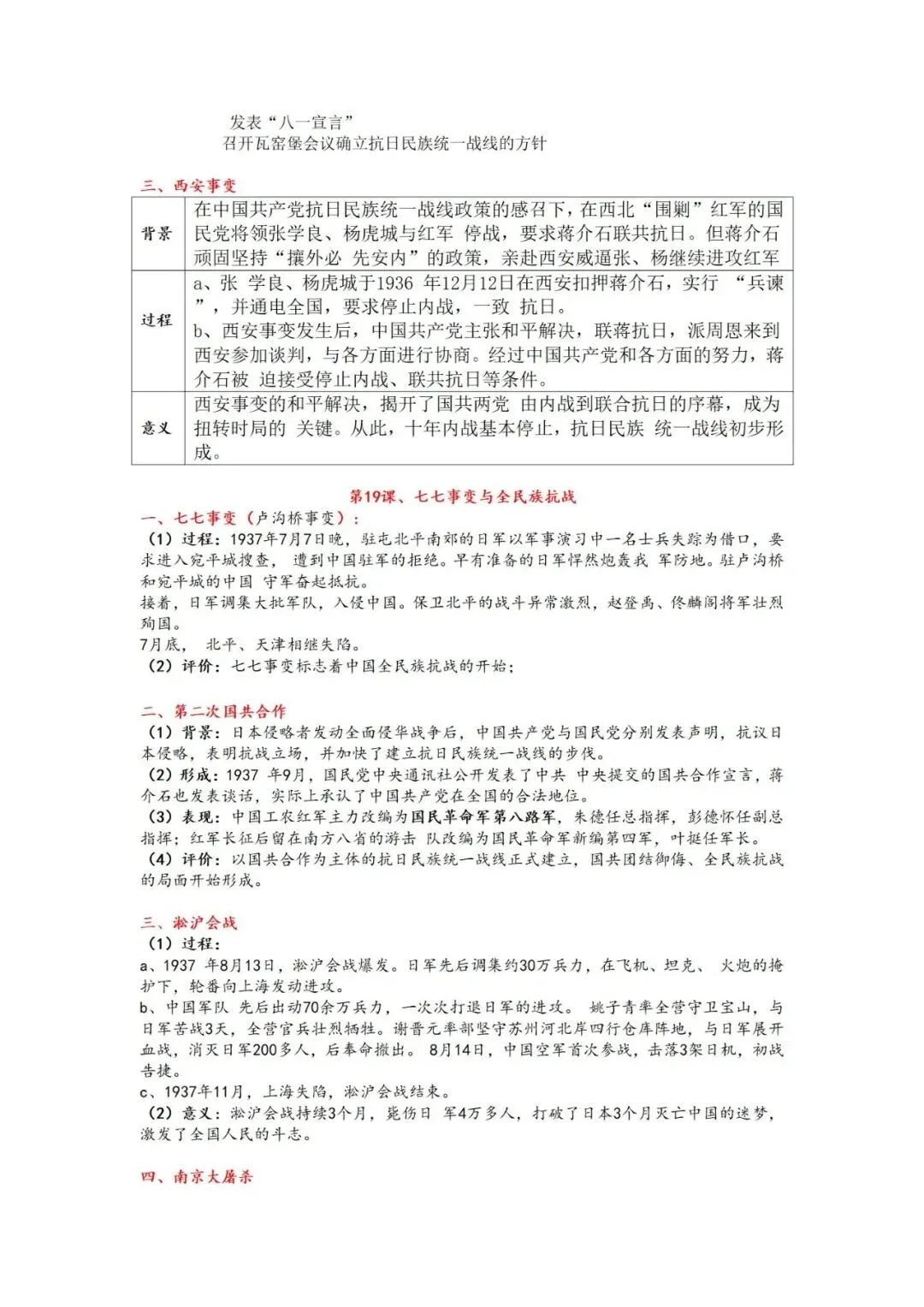 上海中考历史  知识点讲义-第23张图片-四季读书网