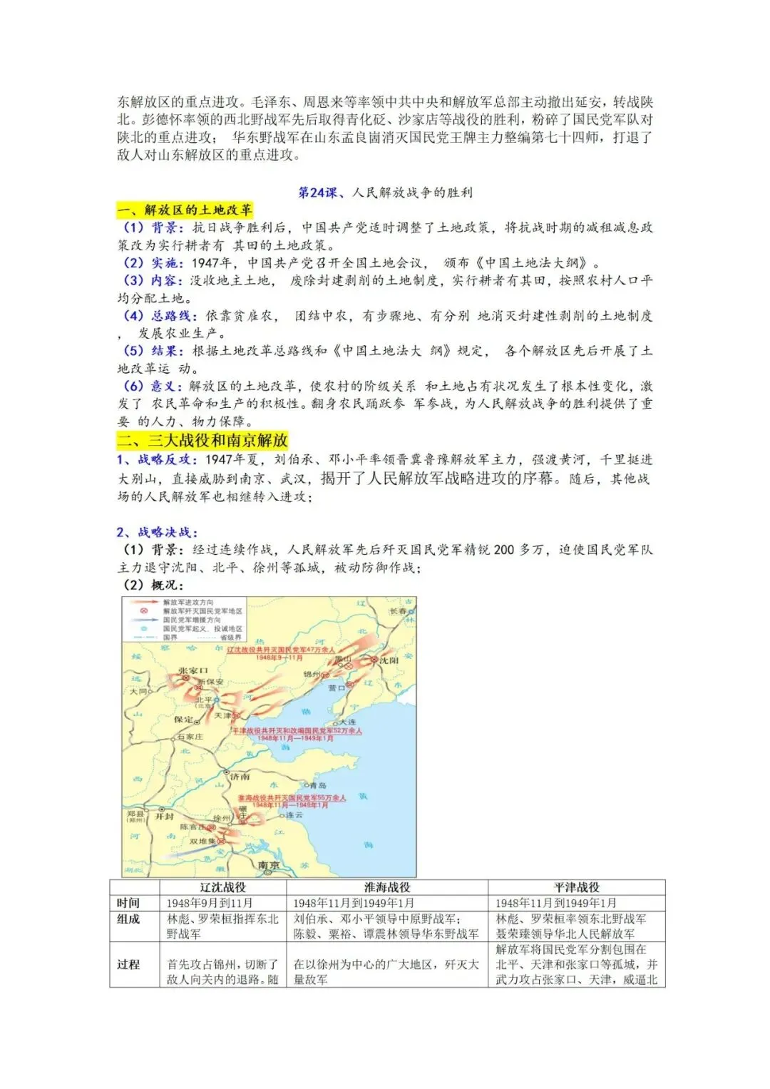 上海中考历史  知识点讲义-第28张图片-四季读书网