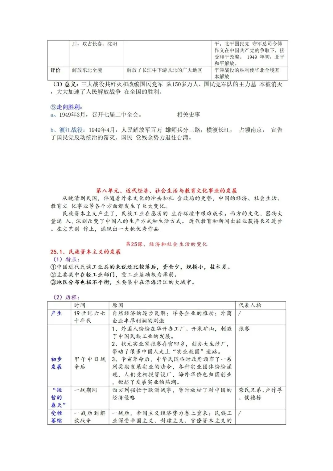 上海中考历史  知识点讲义-第29张图片-四季读书网
