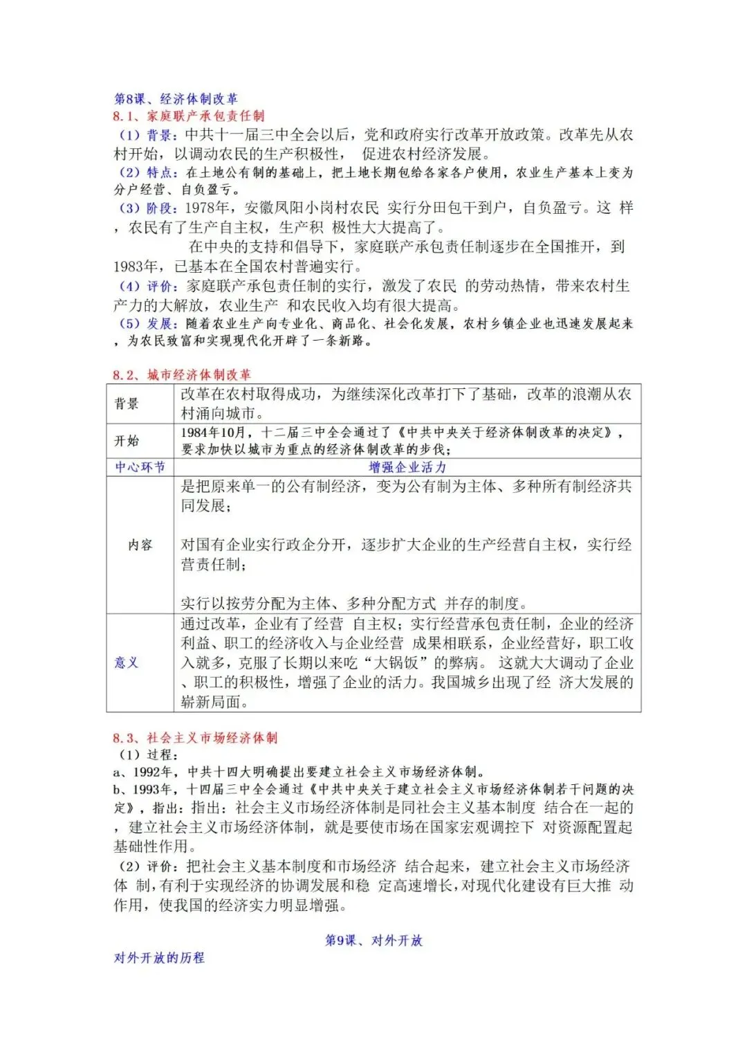 上海中考历史  知识点讲义-第40张图片-四季读书网