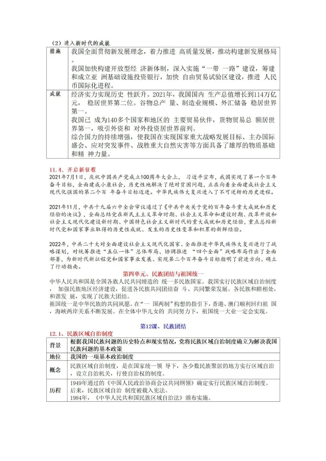 上海中考历史  知识点讲义-第45张图片-四季读书网