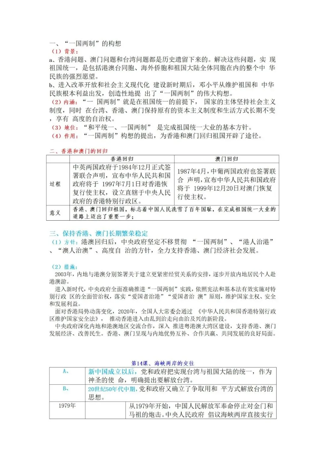 上海中考历史  知识点讲义-第47张图片-四季读书网