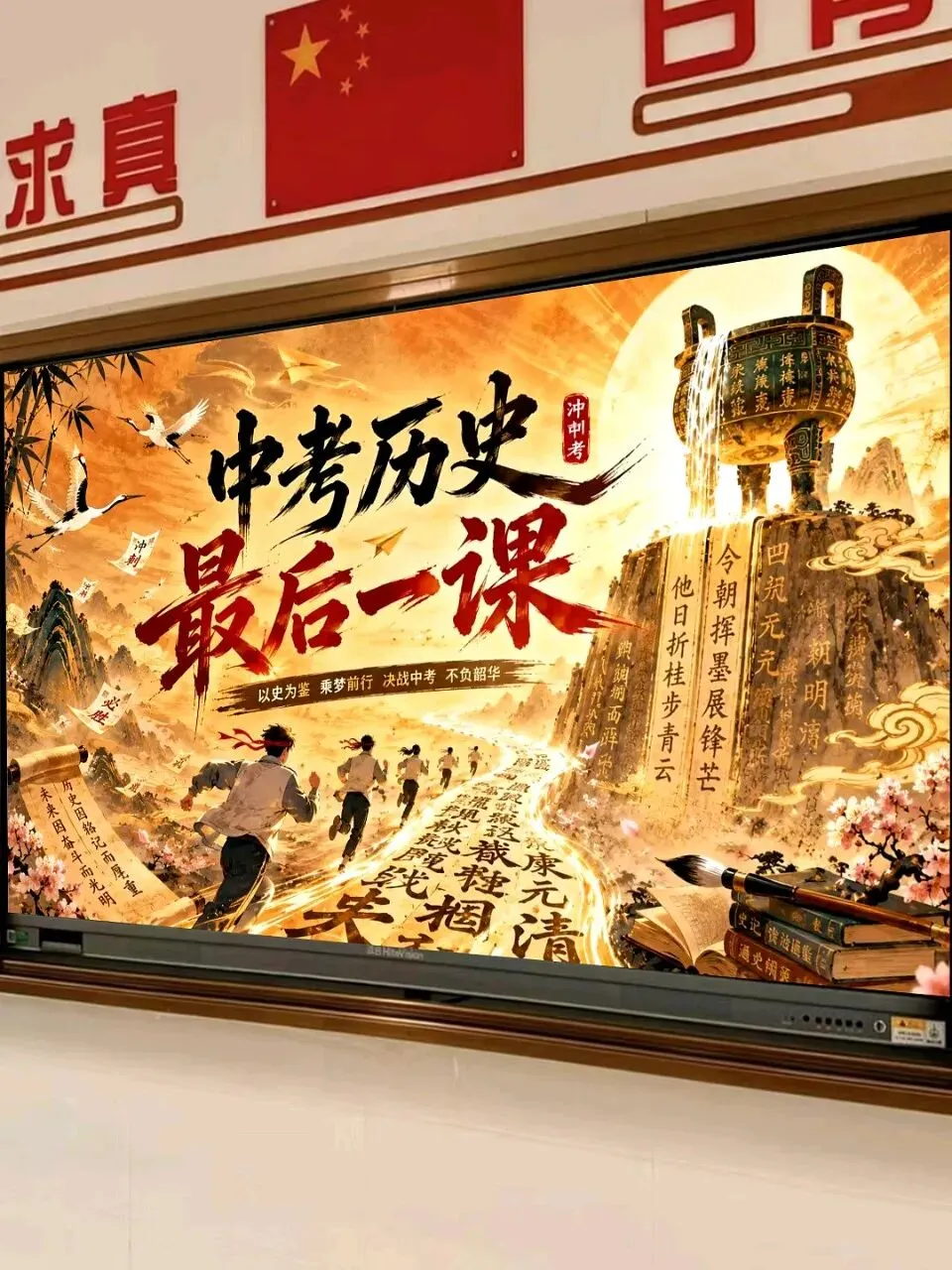 初三历史老师绝招:中考历史最后一课-第1张图片-四季读书网