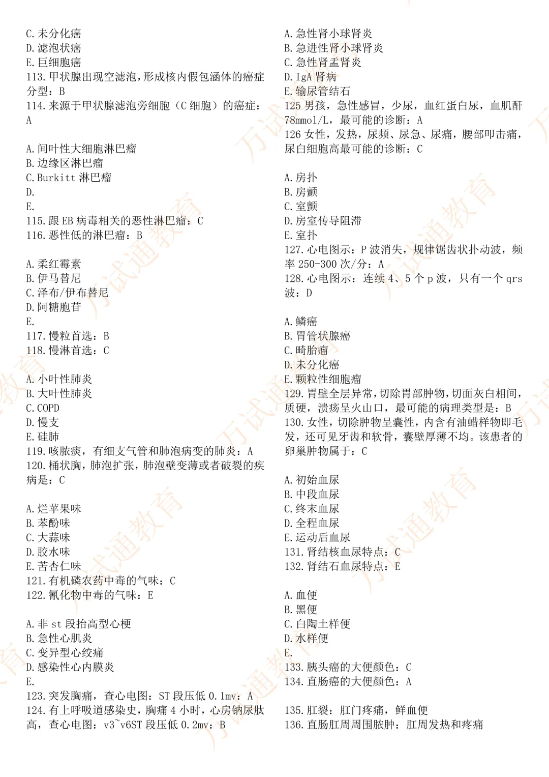 【西综】真题完整版!拒绝低效备考!5 月申硕真实考题印证,万试通帮你精简复习重点-第20张图片-四季读书网