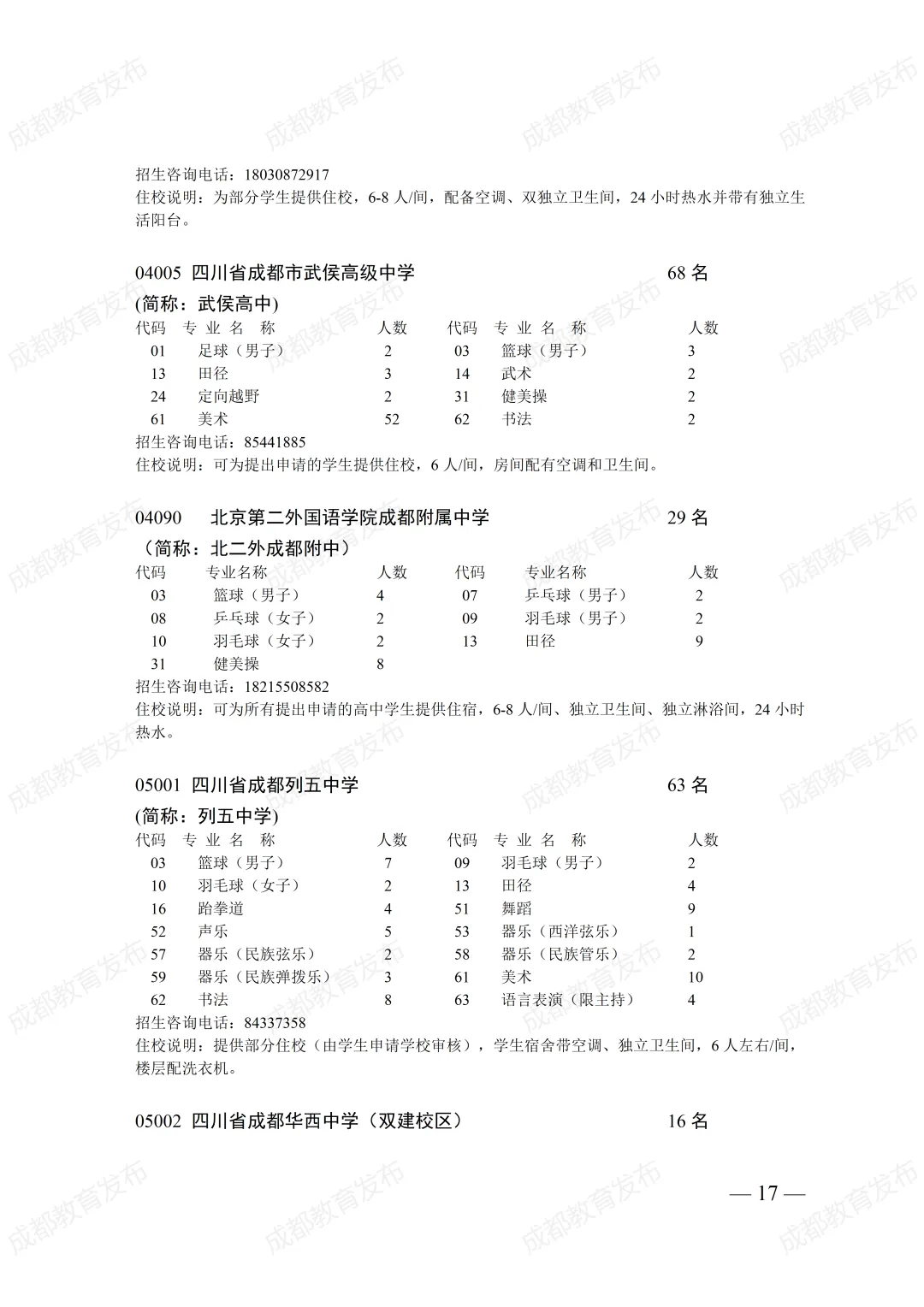 2026成都中考大变!7所高中新增项目班292个名额!场内招生缩水、艺体抵扣名额-第22张图片-四季读书网 2026成都中考大变!7所高中新增项目班292个名额!场内招生缩水、艺体抵扣名额-第22张图片-四季读书网