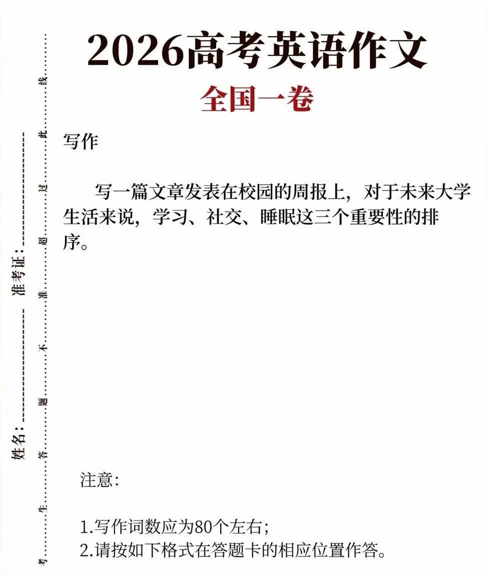 2026高考英语真题出炉!英语全国卷试题评析来了!-第6张图片-四季读书网