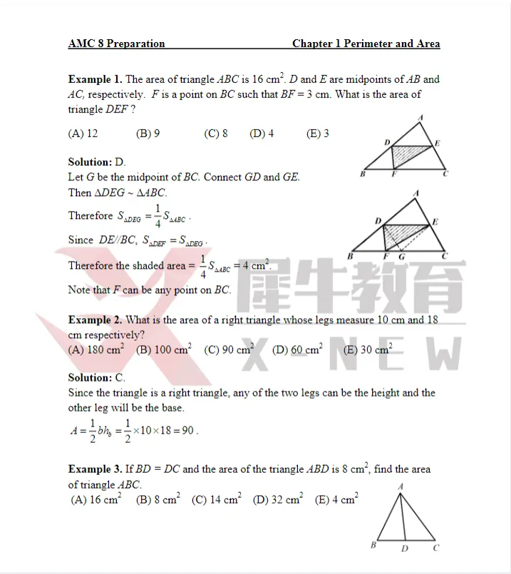 【AMC8真题资料】AMC8真题+公式+自学视频/教材!-第10张图片-四季读书网 【AMC8真题资料】AMC8真题+公式+自学视频/教材!-第10张图片-四季读书网