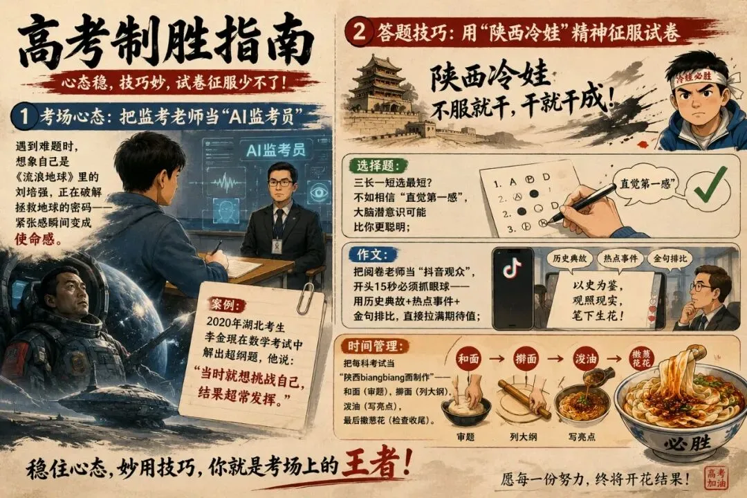 致高考生:笔尖划过的不仅是试卷,更是青春的星辰大海-第3张图片-四季读书网 致高考生:笔尖划过的不仅是试卷,更是青春的星辰大海-第3张图片-四季读书网