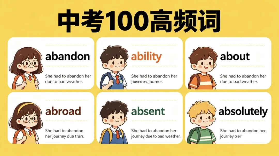 中考英语高频100词:真正决定你分数上限的,从来不是生词!-第1张图片-四季读书网 中考英语高频100词:真正决定你分数上限的,从来不是生词!-第1张图片-四季读书网