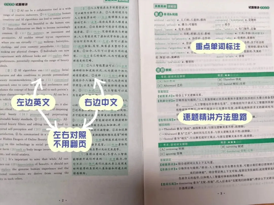 考研英语《真题真刷详解版》|基础弱也能看懂,刷真题不再痛苦!-第13张图片-四季读书网