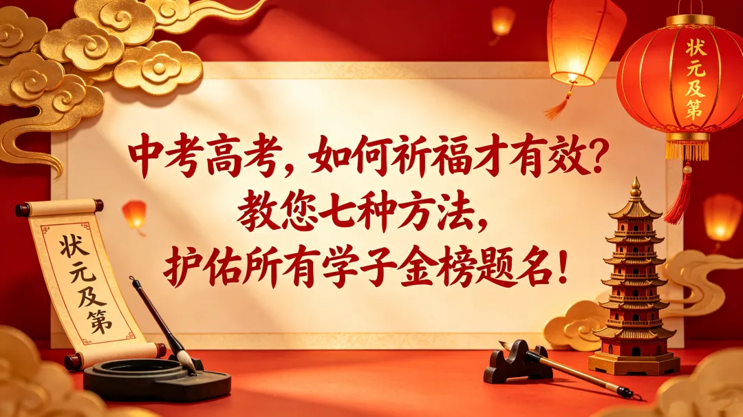 中考高考,如何祈福才有效?教您七种方法,护佑所有学子金榜题名!-第3张图片-四季读书网 中考高考,如何祈福才有效?教您七种方法,护佑所有学子金榜题名!-第3张图片-四季读书网