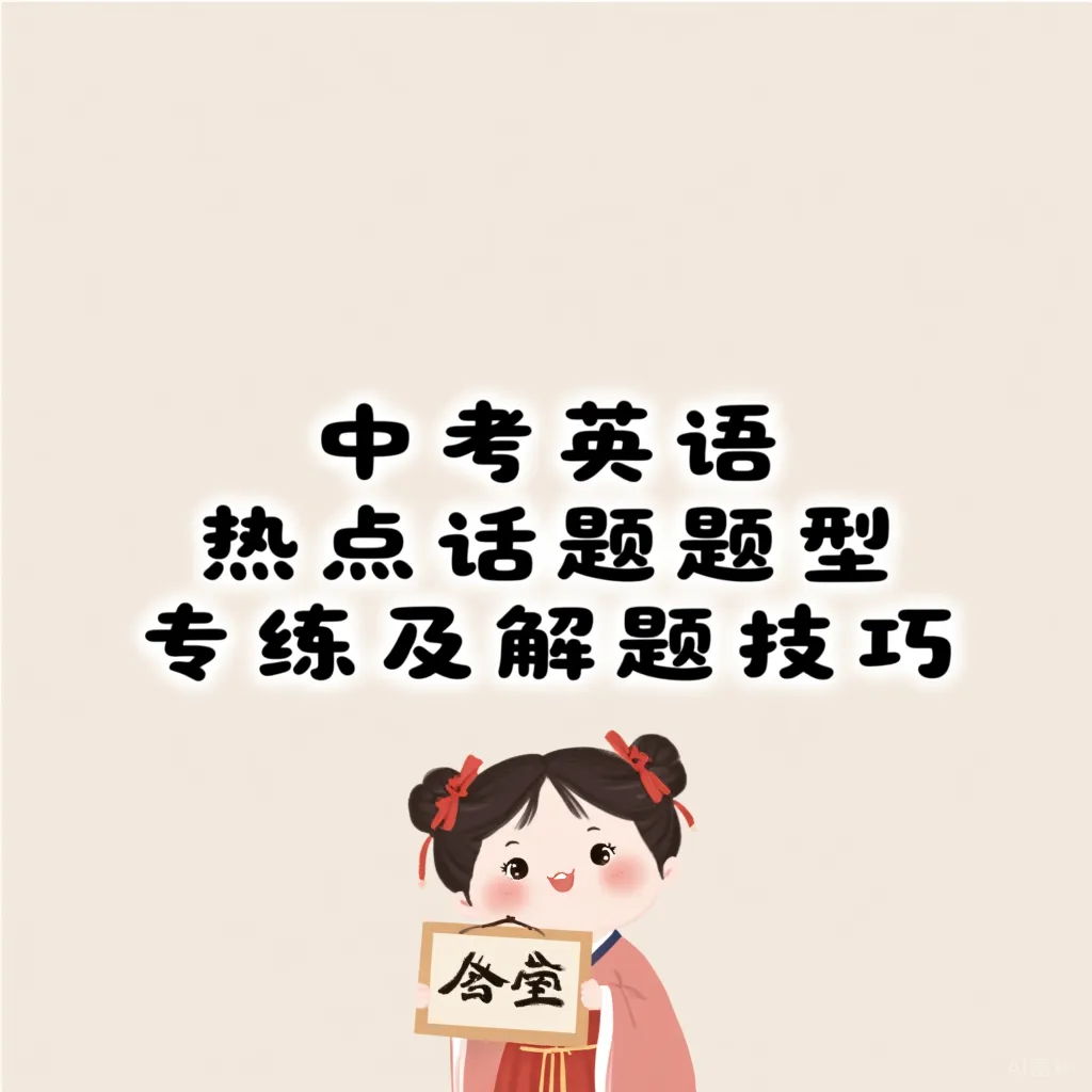 中考英语热点话题题型专练及解题技巧-第1张图片-四季读书网