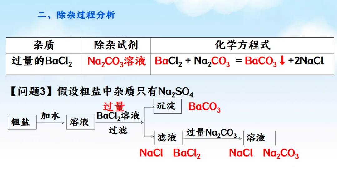 E78 二轮专题复习 决胜中考2026 优质课资源包 初中化学《专题复习---粗盐的可溶性杂质去除--除杂》课件PPT+教学设计Word-第10张图片-四季读书网