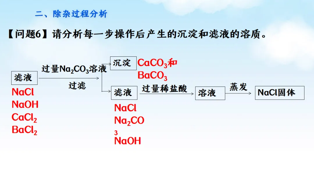 E78 二轮专题复习 决胜中考2026 优质课资源包 初中化学《专题复习---粗盐的可溶性杂质去除--除杂》课件PPT+教学设计Word-第15张图片-四季读书网