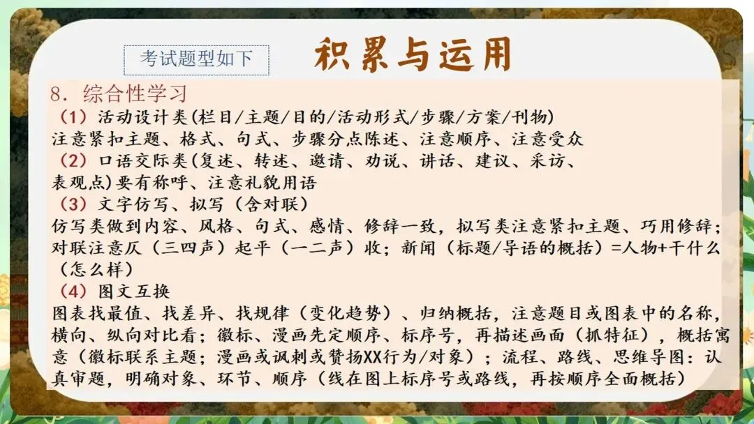 含金量极高的“中考最后一课”课件:从“定风波”到“行路难”,这一份PPT全搞定-第16张图片-四季读书网
