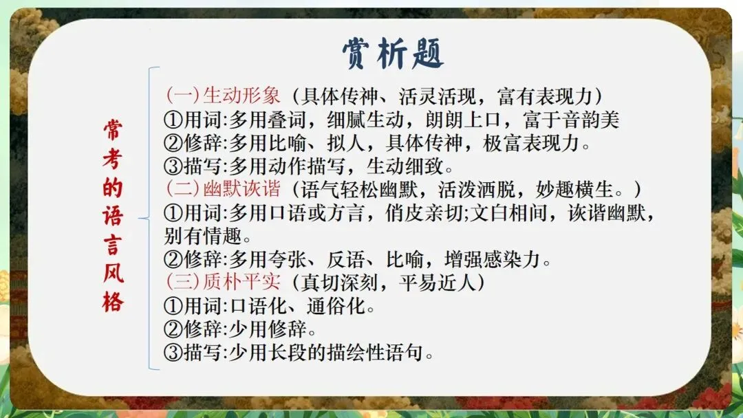 含金量极高的“中考最后一课”课件:从“定风波”到“行路难”,这一份PPT全搞定-第28张图片-四季读书网