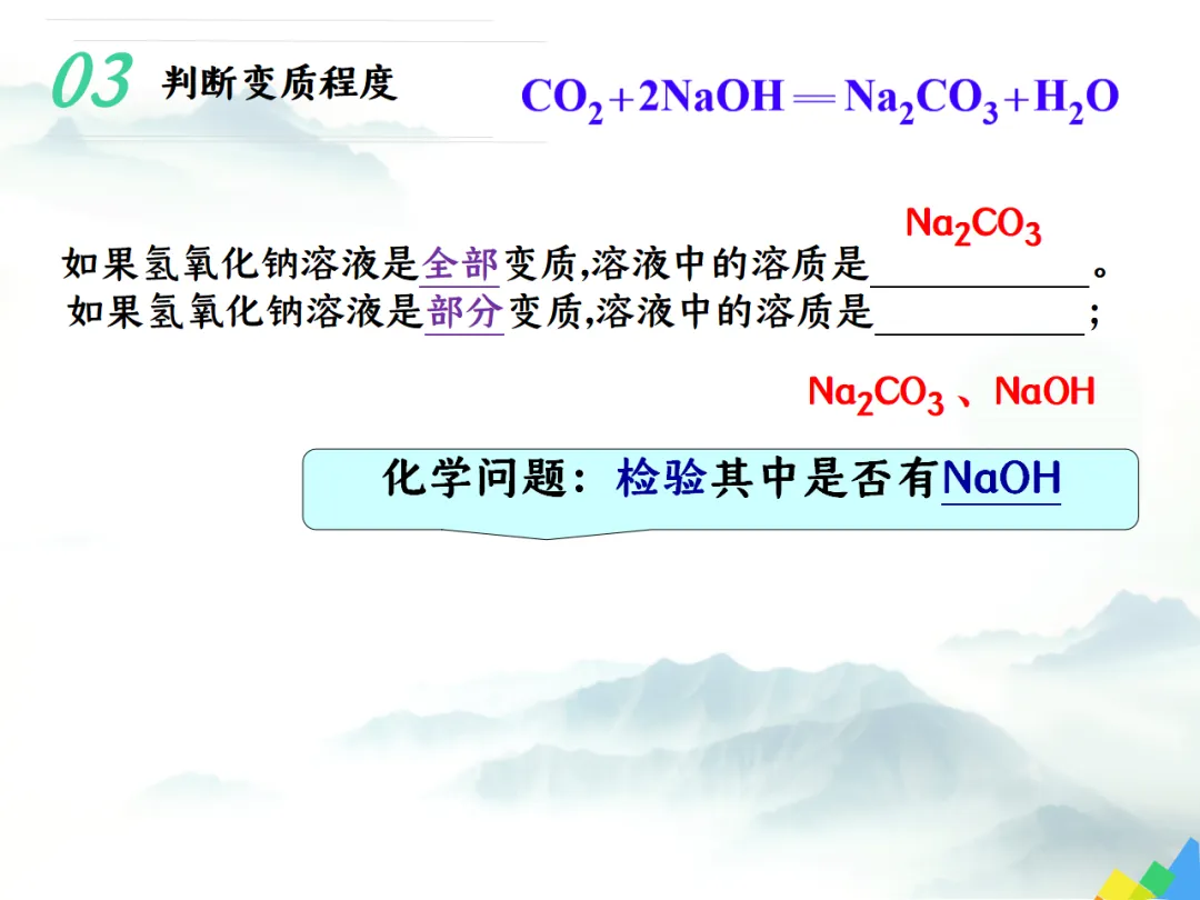 E79 二轮专题复习 决胜中考2026 优质课资源包 初中化学《专题复习---氢氧化钠变质--科学探究》课件PPT+教学设计Word-第10张图片-四季读书网