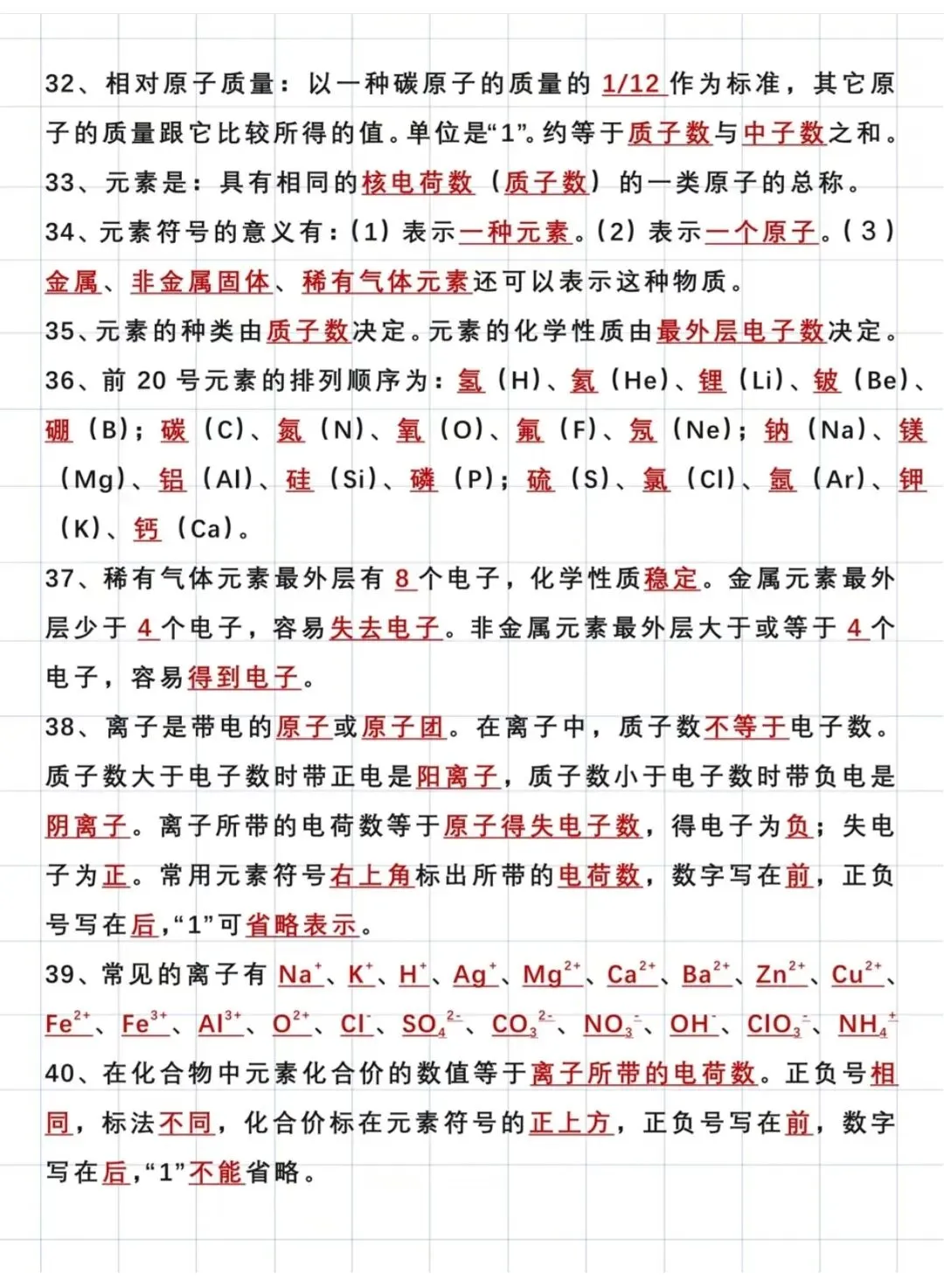 中考化学94个核心考点,赶紧收藏-第4张图片-四季读书网 中考化学94个核心考点,赶紧收藏-第4张图片-四季读书网