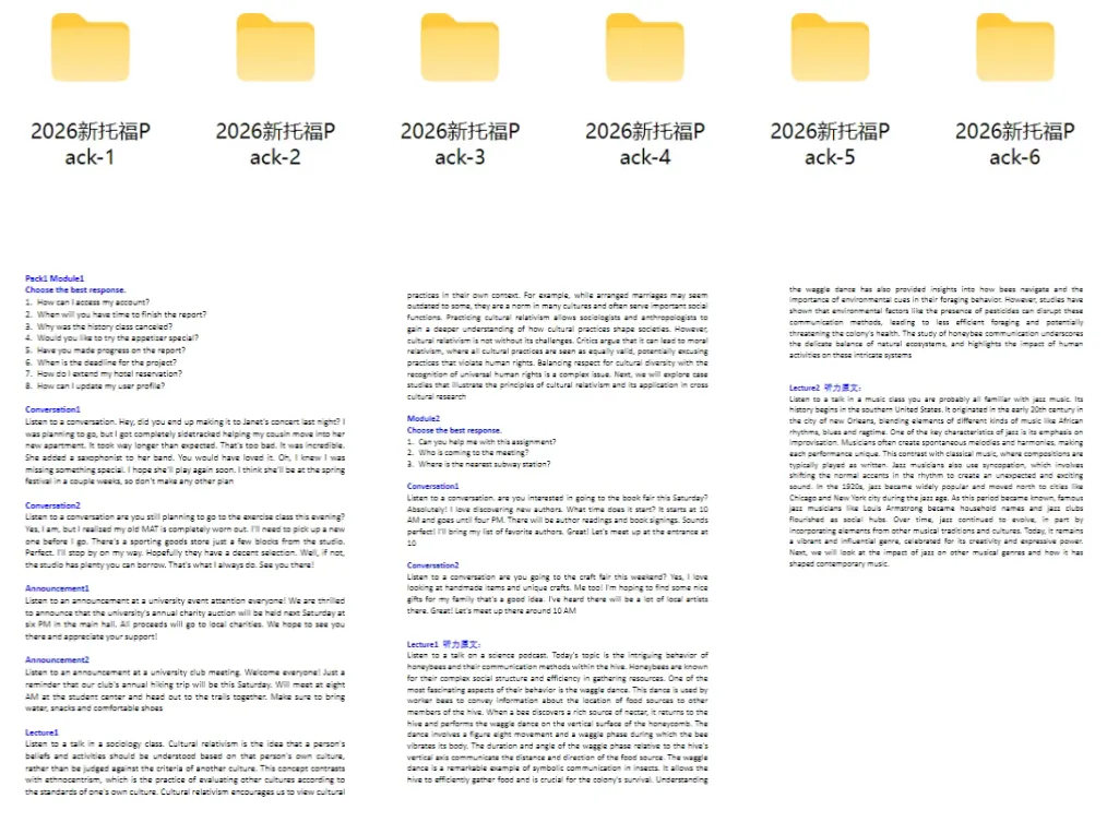托福考生必看|官方真题新托福TPO 1-6 抢先解读与备考指南-第2张图片-四季读书网