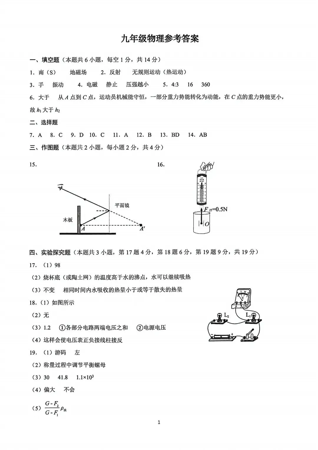 2026河南中考物理模拟试卷及答案解析(68)-第7张图片-四季读书网 2026河南中考物理模拟试卷及答案解析(68)-第7张图片-四季读书网