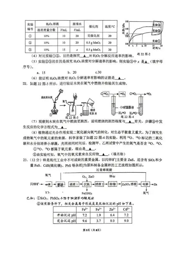 新区实验三模化学试卷-第5张图片-四季读书网 新区实验三模化学试卷-第5张图片-四季读书网