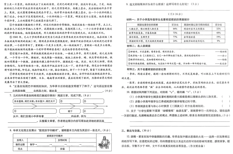 小升初高频考点试卷(语数英)-第5张图片-四季读书网 小升初高频考点试卷(语数英)-第5张图片-四季读书网