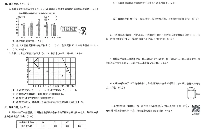 小升初高频考点试卷(语数英)-第7张图片-四季读书网 小升初高频考点试卷(语数英)-第7张图片-四季读书网