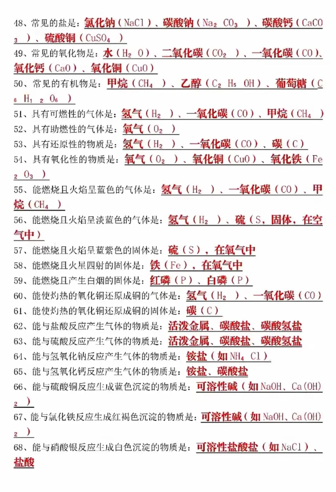 中考化学“推断题”110个题眼必会问答-第5张图片-四季读书网 中考化学“推断题”110个题眼必会问答-第5张图片-四季读书网