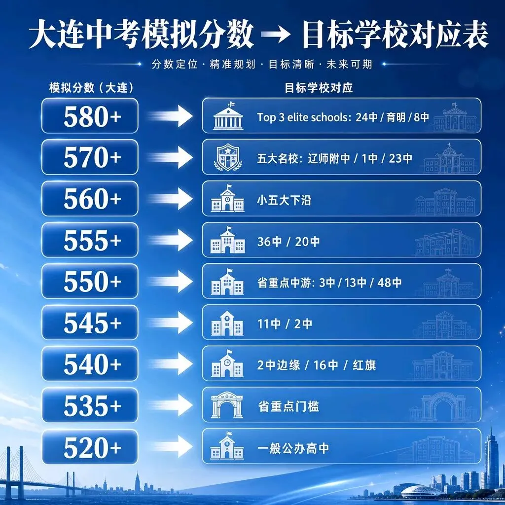 大连中考一模/二模分数段 vs 2025年录取分数线 志愿填报参考-第4张图片-四季读书网 大连中考一模/二模分数段 vs 2025年录取分数线 志愿填报参考-第4张图片-四季读书网