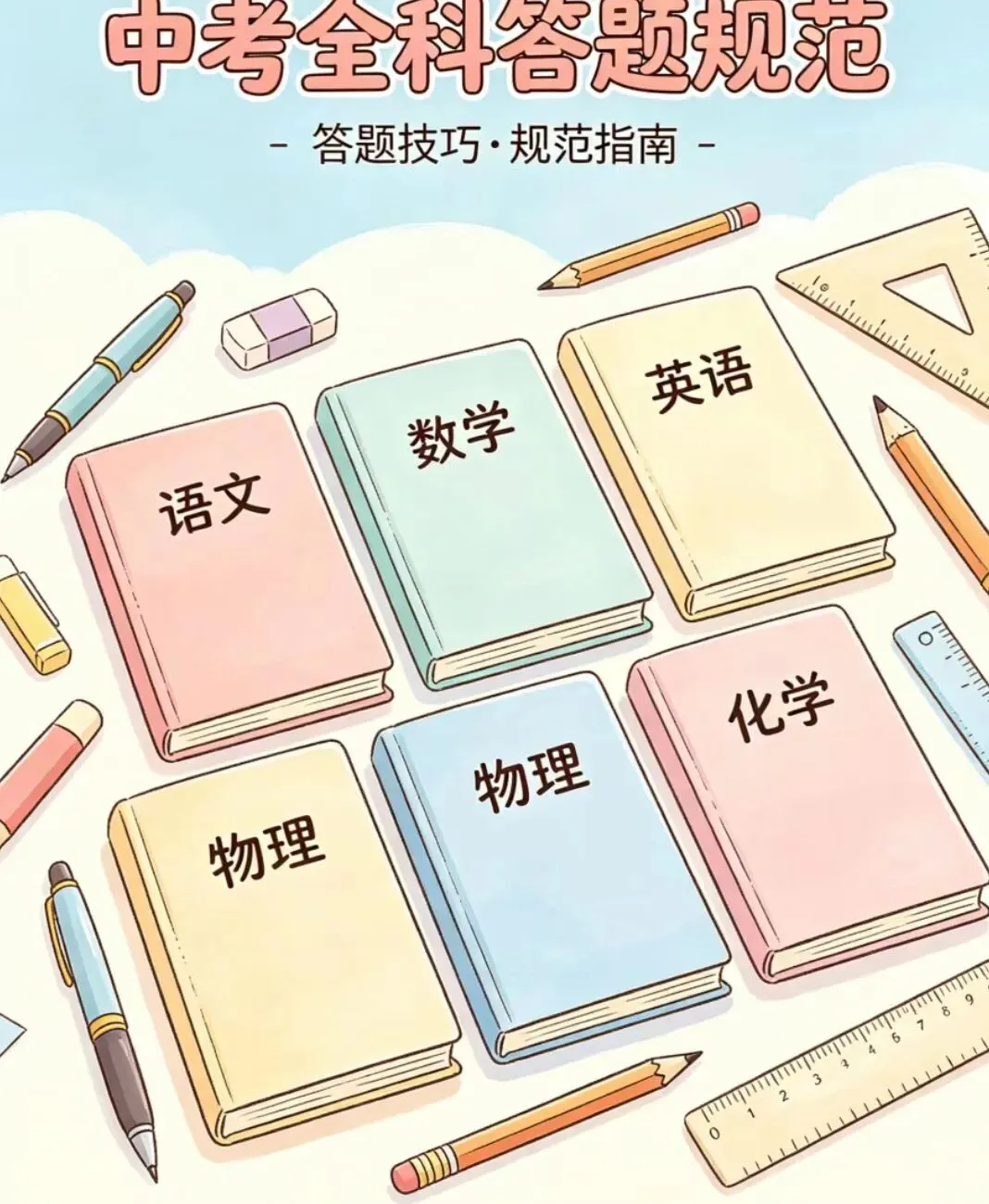 中考全科答题规范!避开失分坑,稳稳拿分-第1张图片-四季读书网 中考全科答题规范!避开失分坑,稳稳拿分-第1张图片-四季读书网