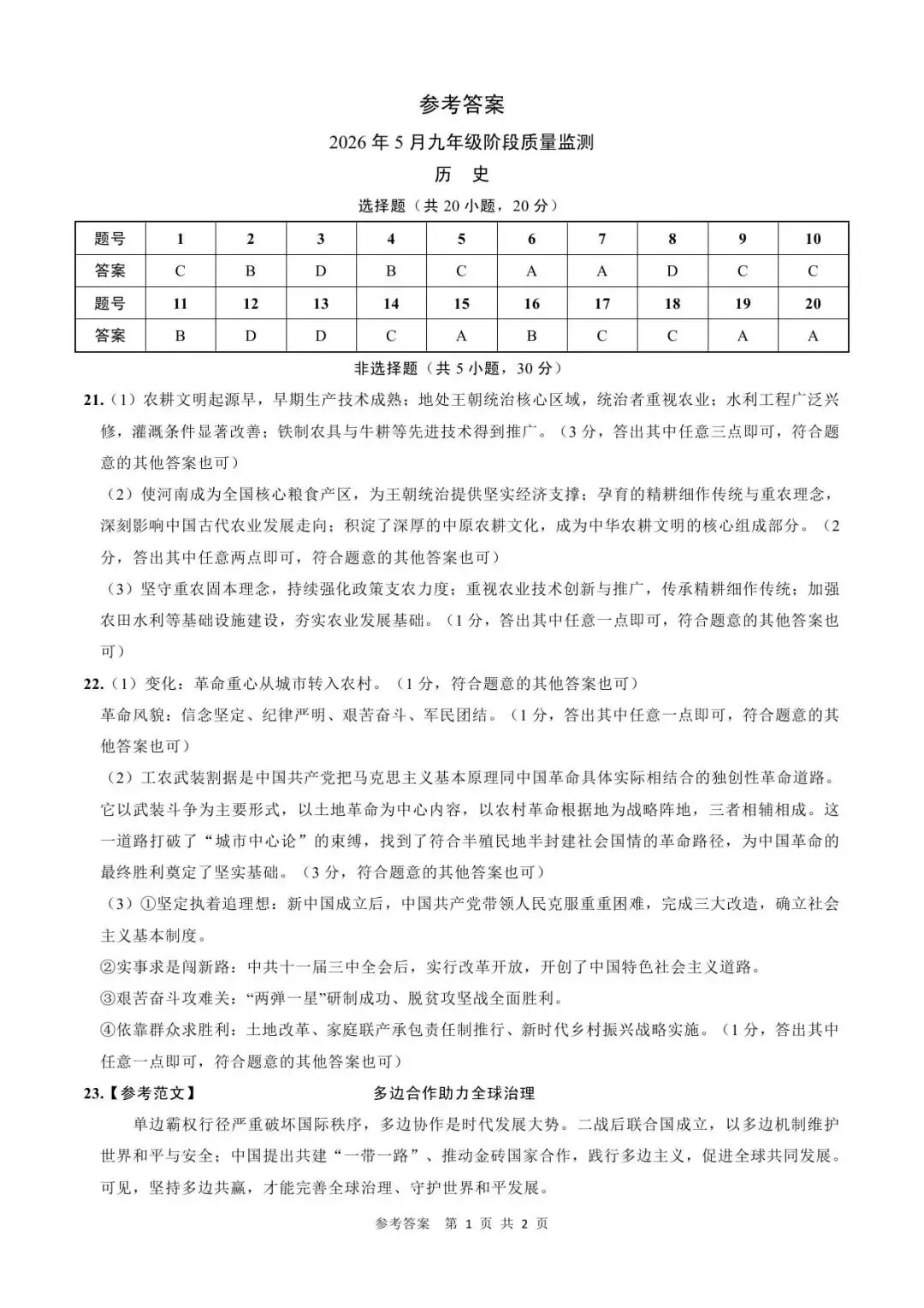 【三模真题】2026年中原名校大联考中考三模(7科全)试题、听力及答案-第59张图片-四季读书网 【三模真题】2026年中原名校大联考中考三模(7科全)试题、听力及答案-第59张图片-四季读书网