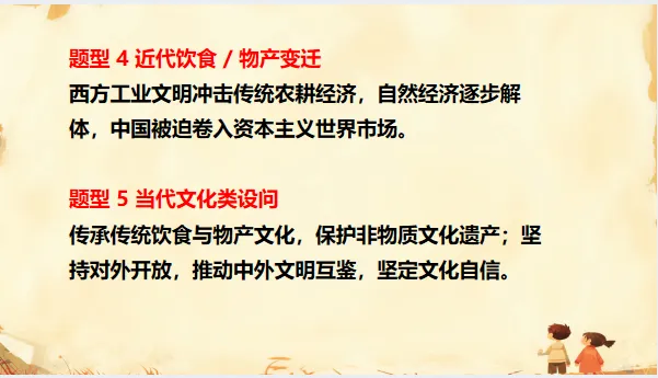 中考历史·专项突破【饮食文化、物产流通与全球贸易】-第30张图片-四季读书网