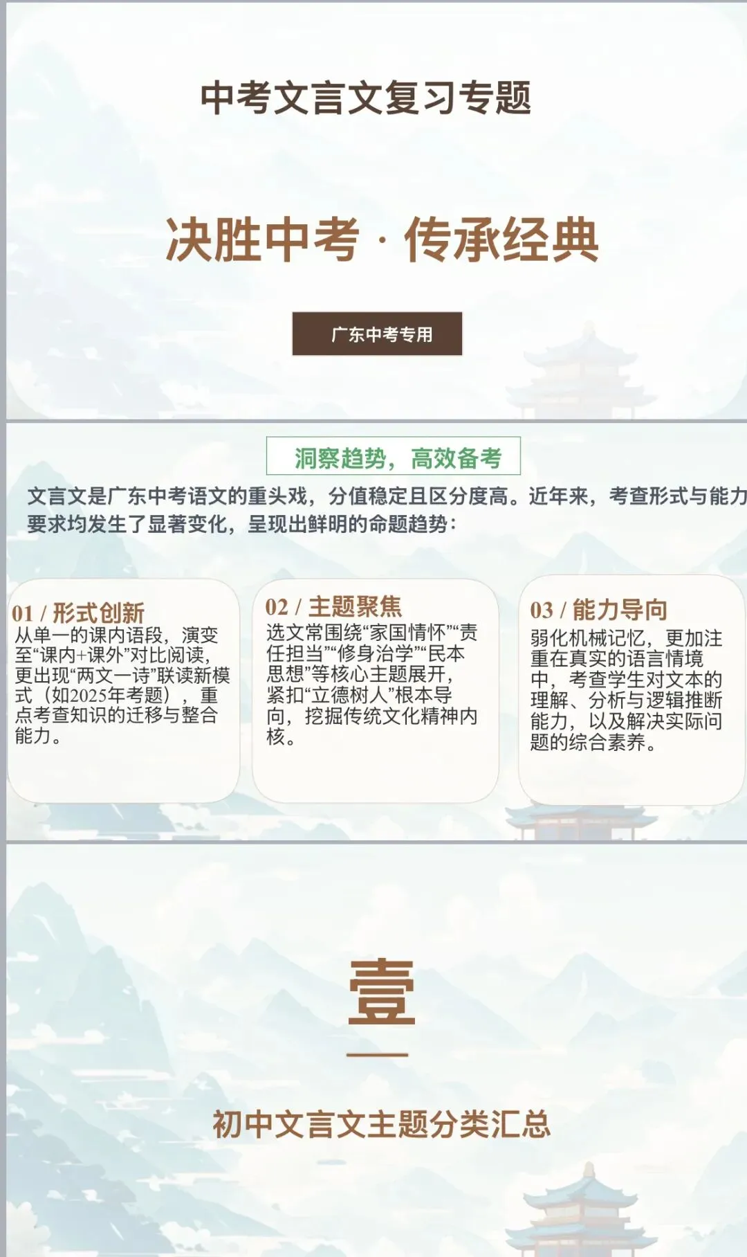 课件|2026年中考文言文复习专题-第1张图片-四季读书网