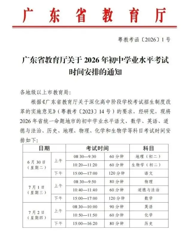 2026广州中考倒计时!试卷结构出炉,考前冲刺这样抓重点→-第2张图片-四季读书网 2026广州中考倒计时!试卷结构出炉,考前冲刺这样抓重点→-第2张图片-四季读书网