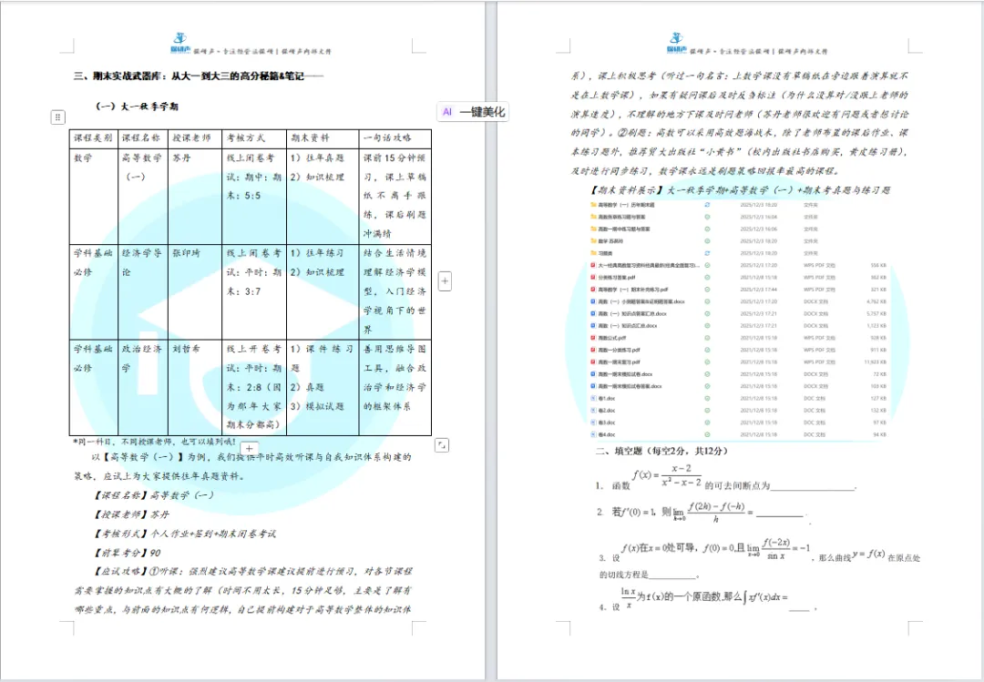 限时领取!贸大春季学期期末真题+复习攻略(大一至大三全囊括)-第6张图片-四季读书网