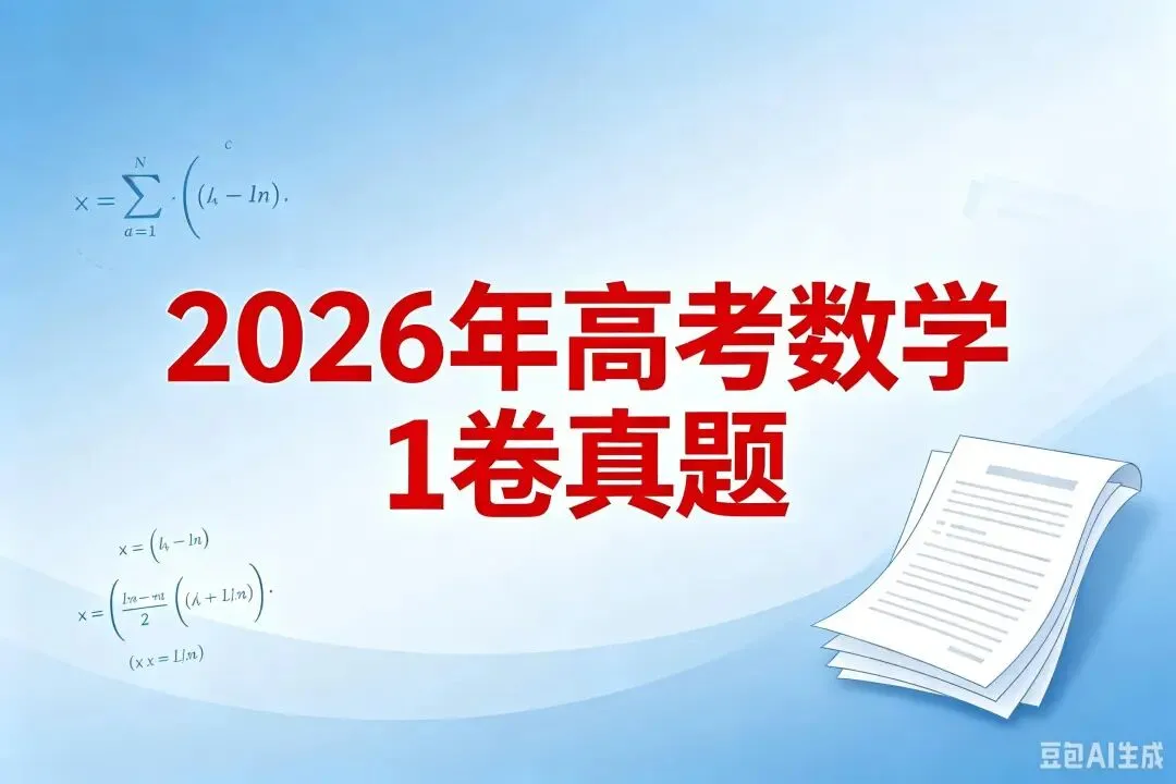 2026年新高考数学真题卷一逐题分析抢先看-第2张图片-四季读书网