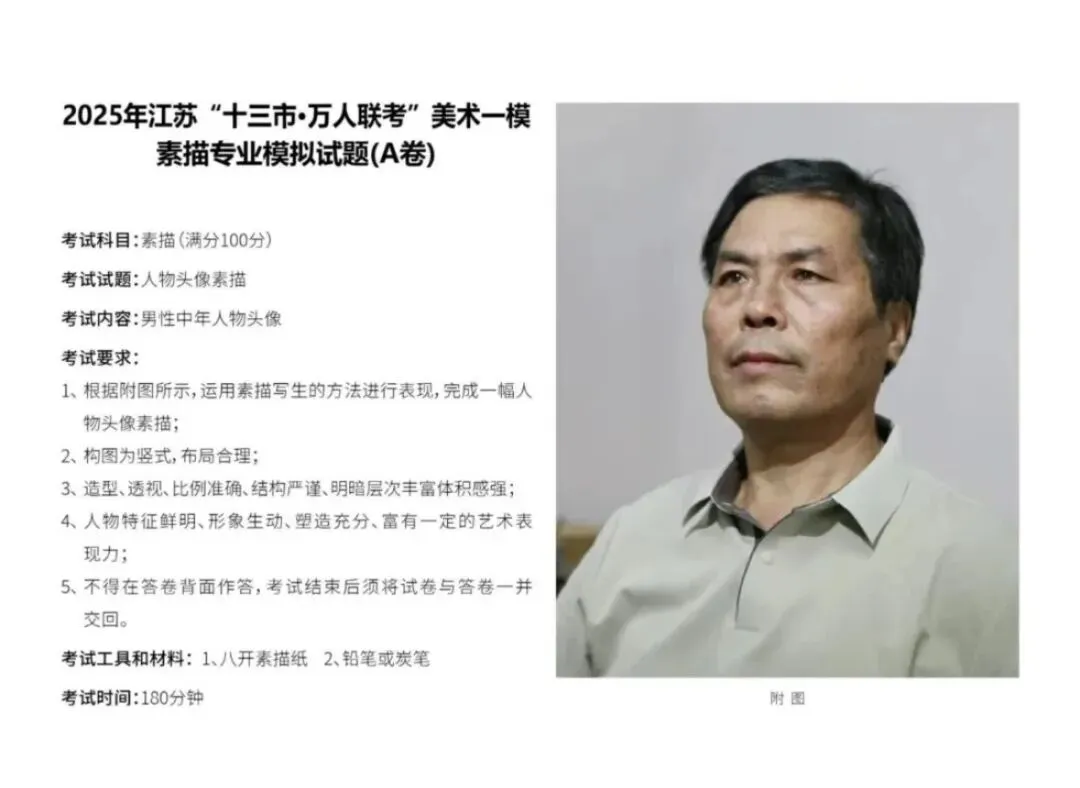近三年江苏省美术统考及省内模考真题合集-第33张图片-四季读书网