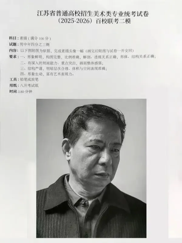 近三年江苏省美术统考及省内模考真题合集-第45张图片-四季读书网