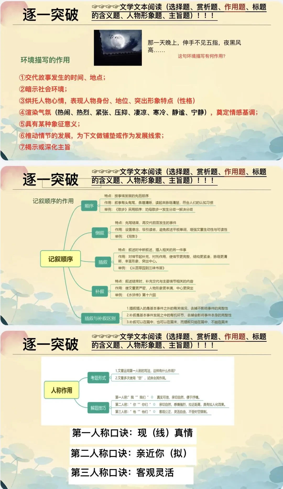 中考语文考前指导这样讲,学生清晰明了-第11张图片-四季读书网
