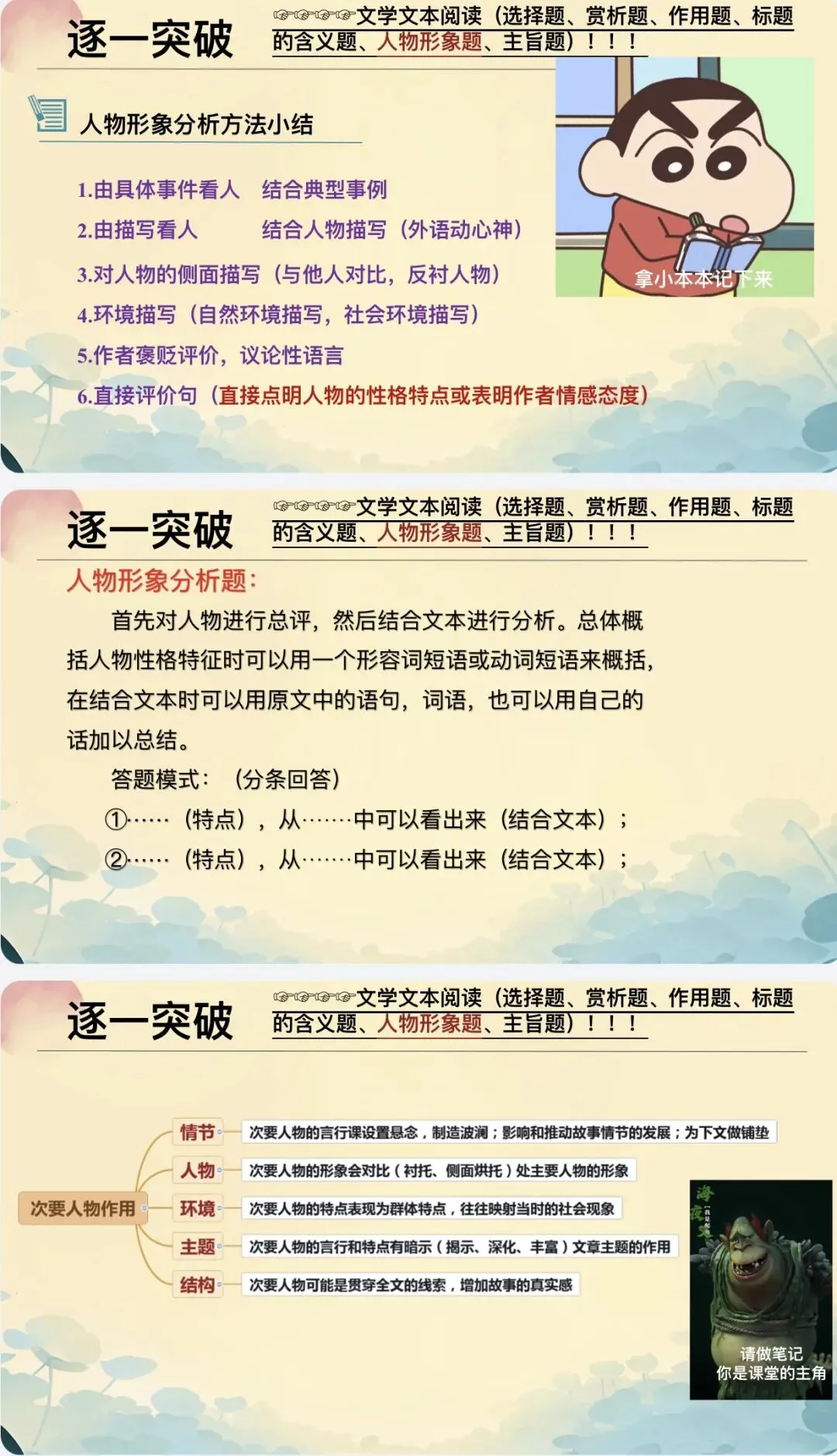 中考语文考前指导这样讲,学生清晰明了-第12张图片-四季读书网