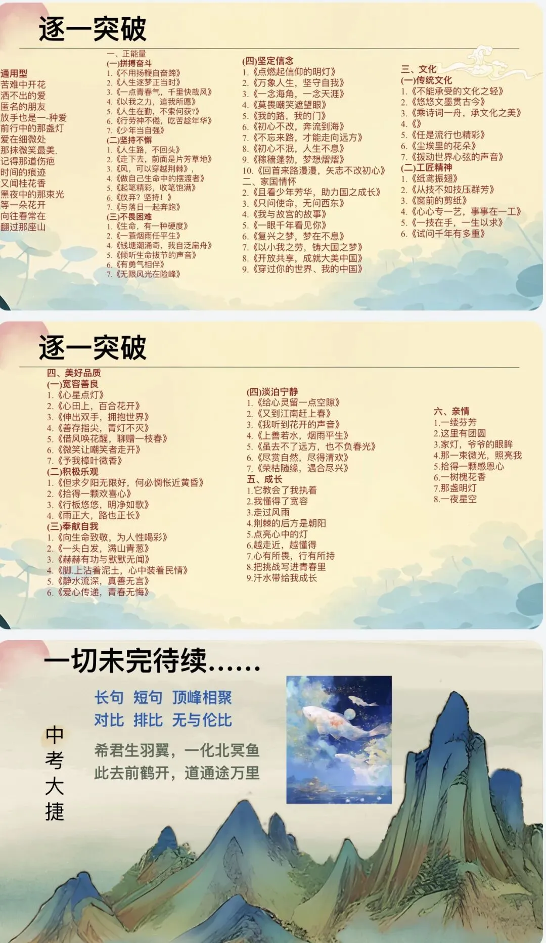 中考语文考前指导这样讲,学生清晰明了-第16张图片-四季读书网
