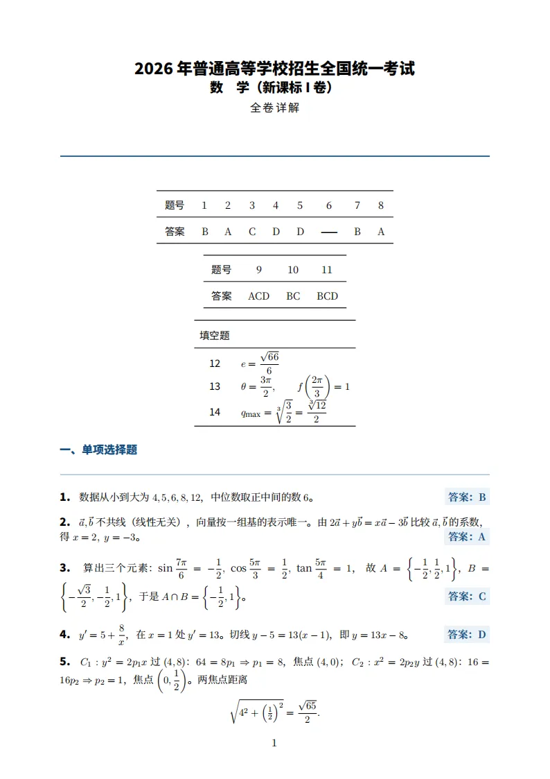 2026湖北高考试卷答案汇总!高考查分、志愿填报时间公布-第30张图片-四季读书网 2026湖北高考试卷答案汇总!高考查分、志愿填报时间公布-第30张图片-四季读书网