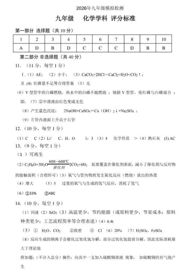 2026年6月锦州实验九年部分三模试卷+答案-第56张图片-四季读书网