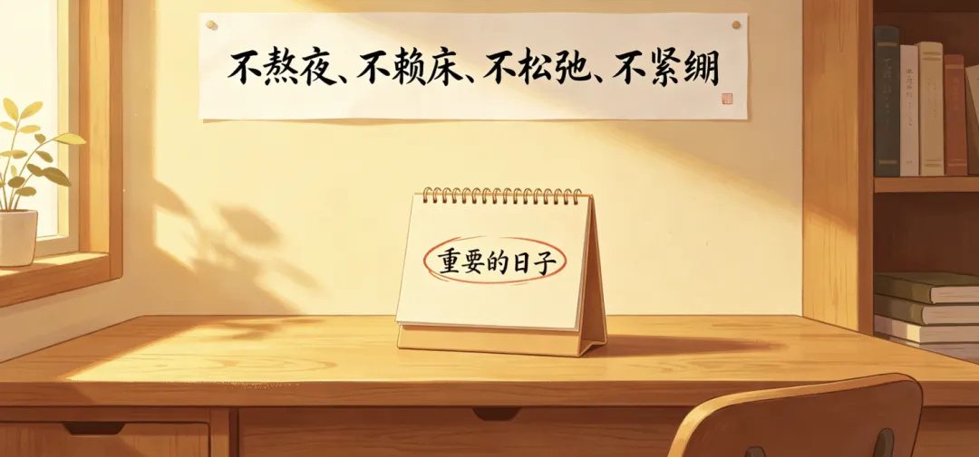 中考倒计时4天:调整家庭生活节奏,平稳过渡到考试作息生物钟-第2张图片-四季读书网 中考倒计时4天:调整家庭生活节奏,平稳过渡到考试作息生物钟-第2张图片-四季读书网